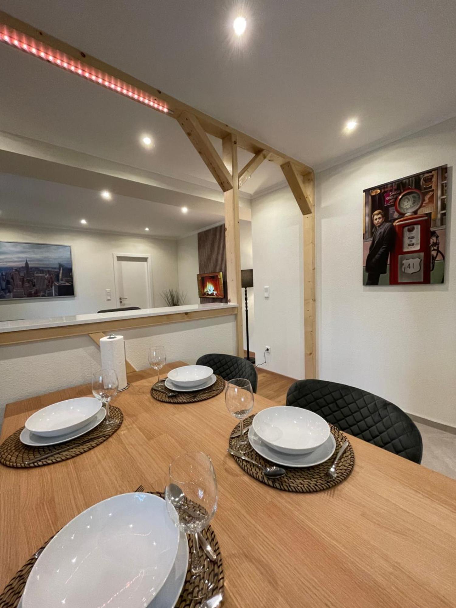 Moderne Ferienwohnungen In Dissen Bagian luar foto